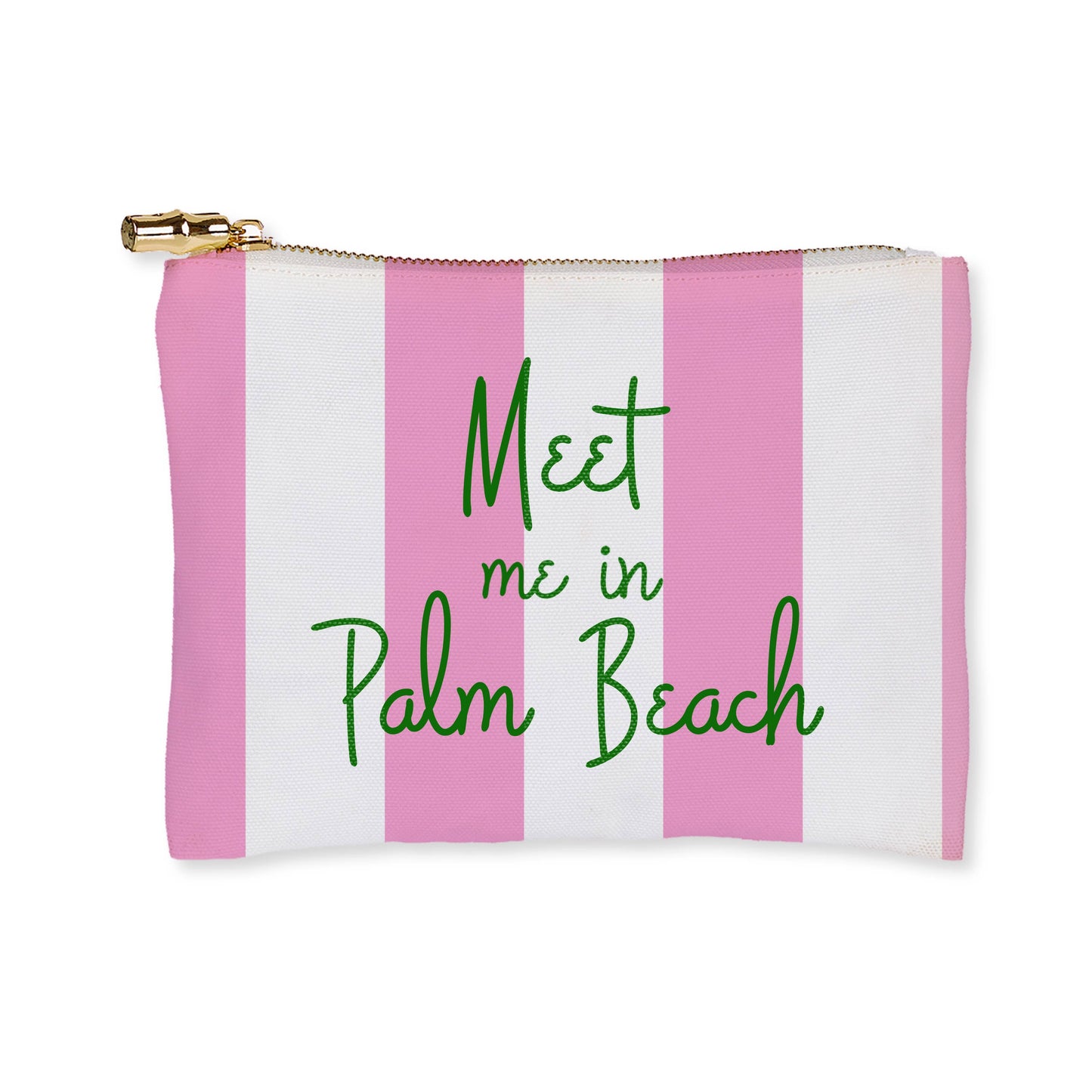 Coated Flat Zip (Pink) - Meet Me in SLO