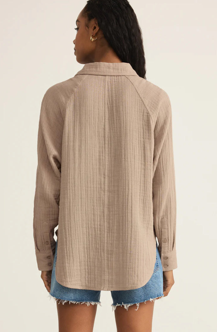 Perfect Airy | Button Top