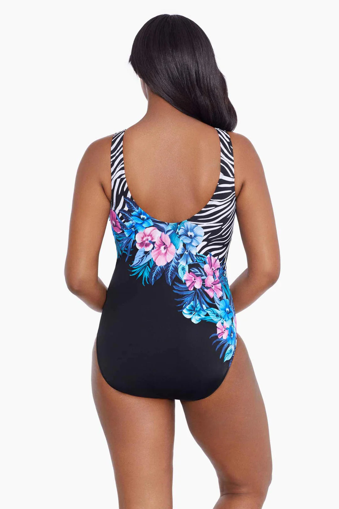 High Neck Glamour Floral | One Piece