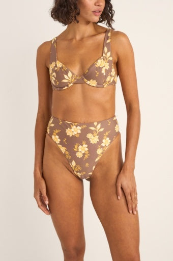 Anika Floral Panelled | Underwire Top