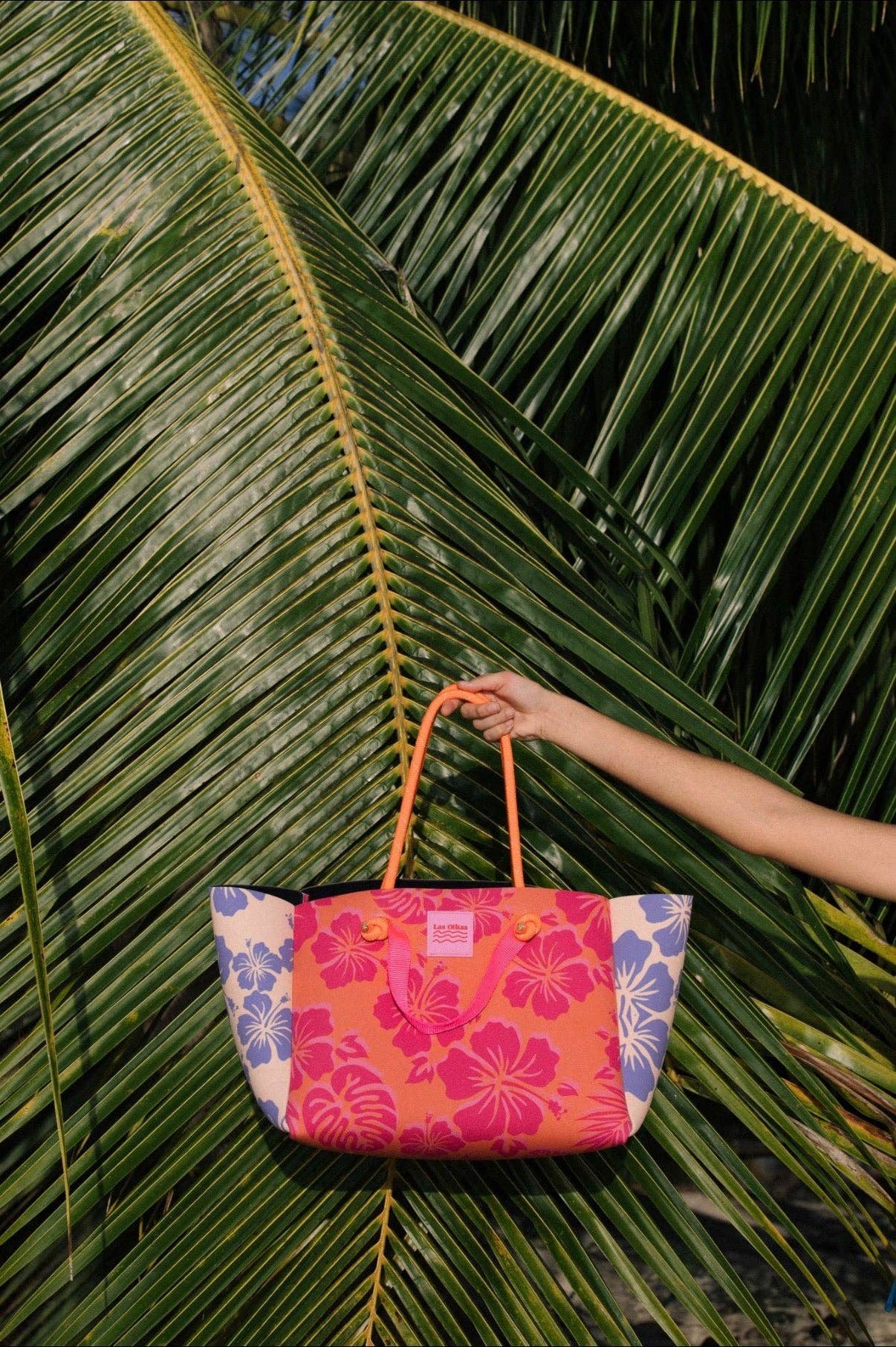 The Everything Bag in Raspberry Orange