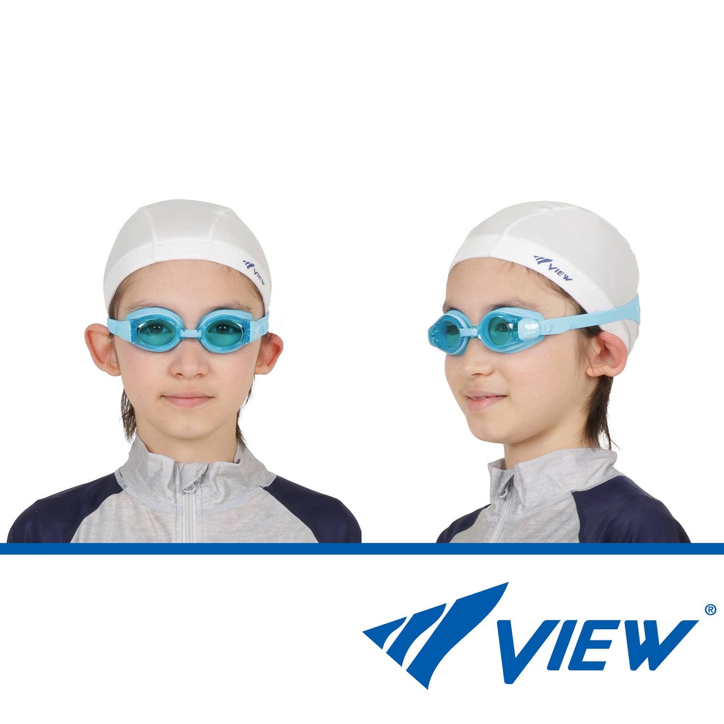 Youth SWIPE Anti-fog Swim Goggles Age 4-9 | VIEW V-730JASA
