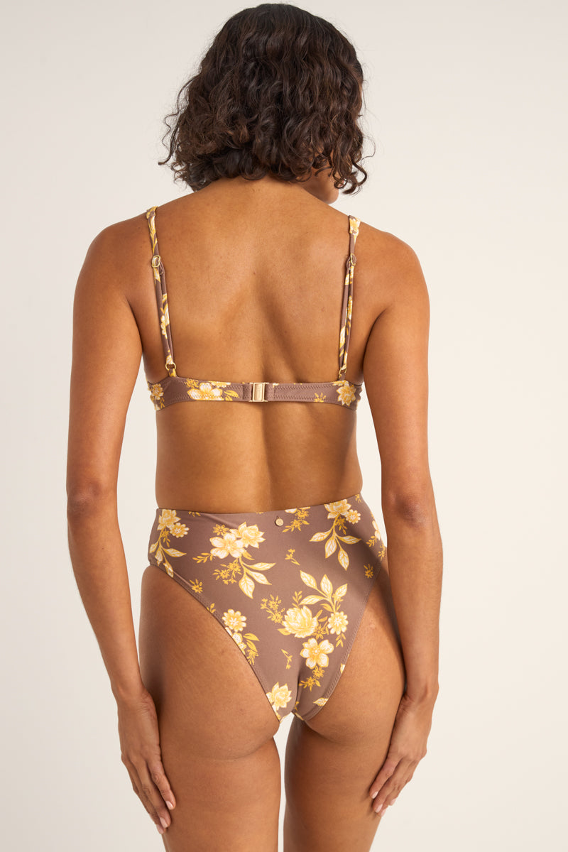 Anika Floral Panelled | Underwire Top