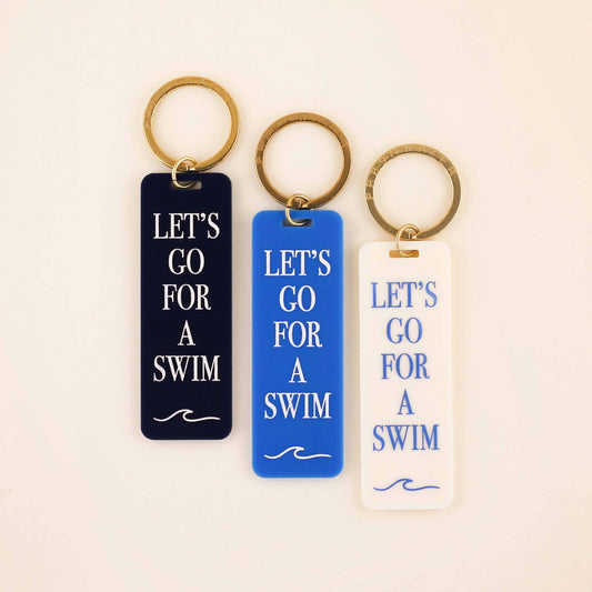 Let's Go For A Swim | Keychain