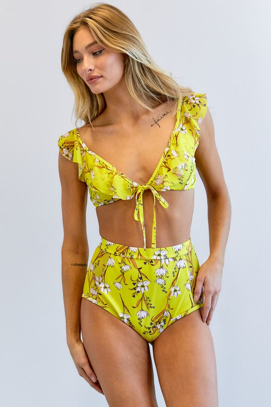 Floral Printed | Swimwear Set