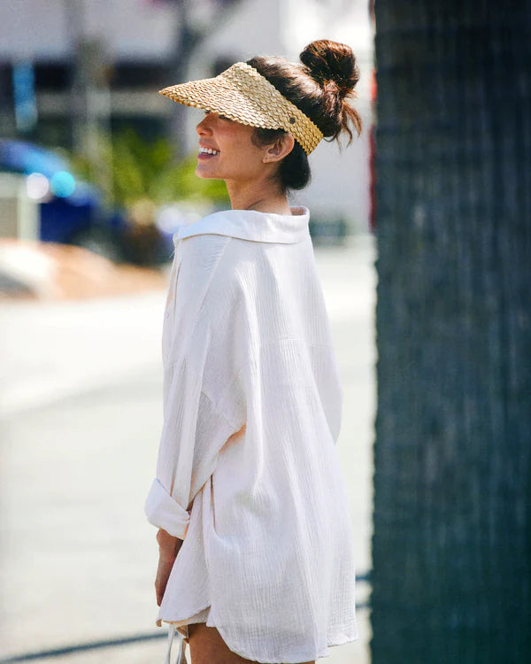 Capri | Straw Visor