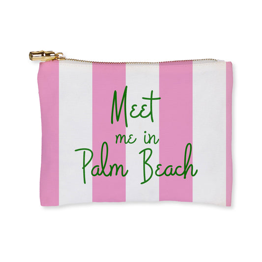 Coated Flat Zip (Pink) - Meet Me in SLO