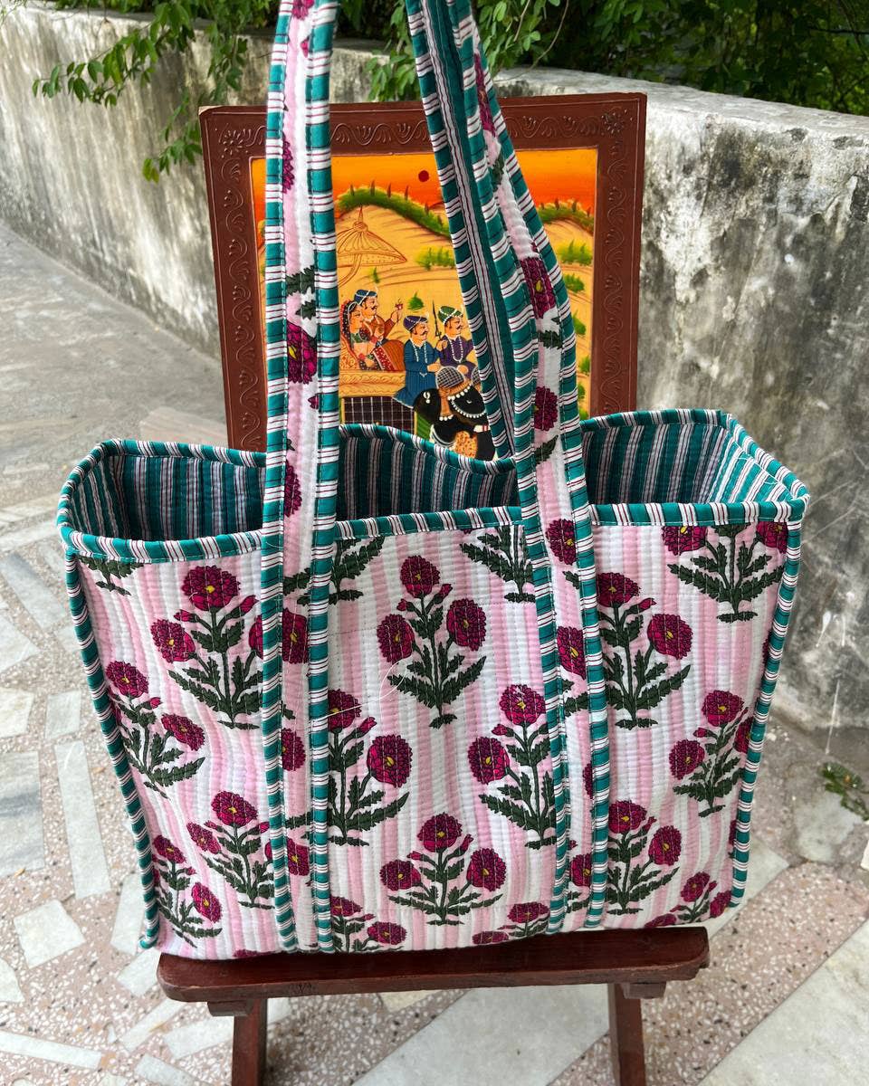 Quilted Cotton | Tote Bag