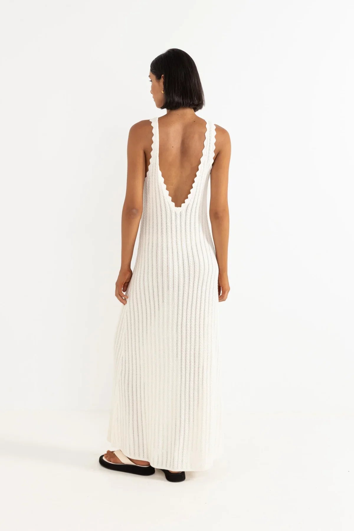 Scallop | Knit Maxi Dress