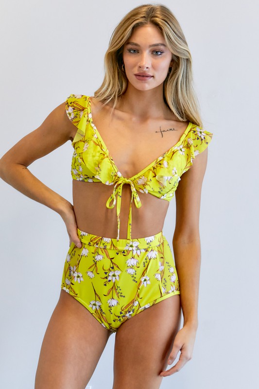 Floral Printed | Swimwear Set