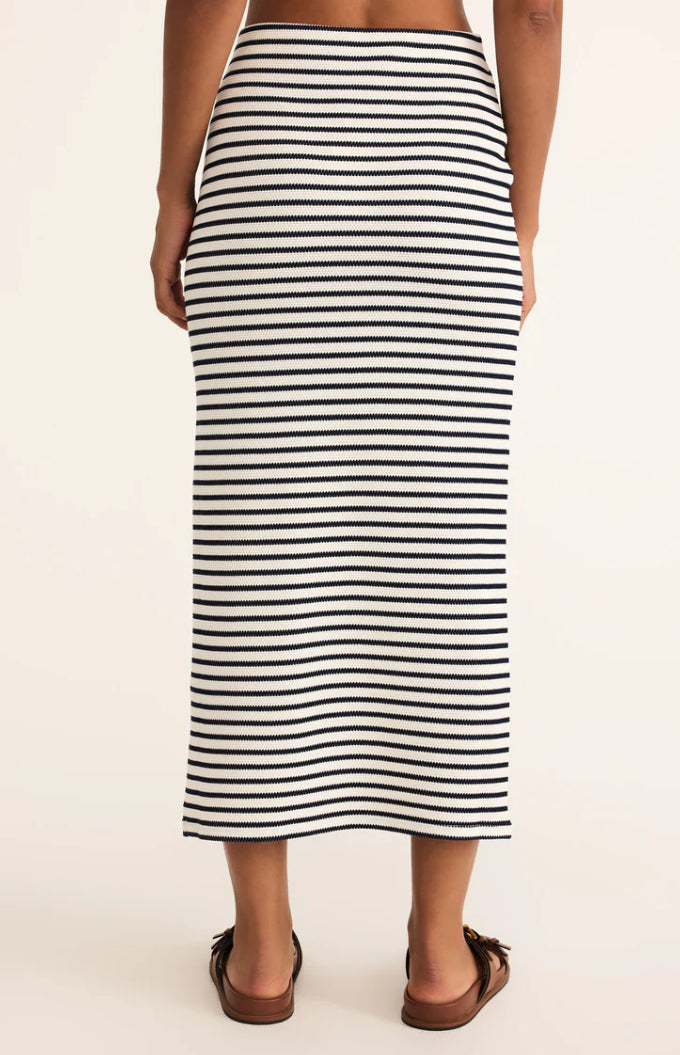 Ainslie Stripe | Midi Skirt