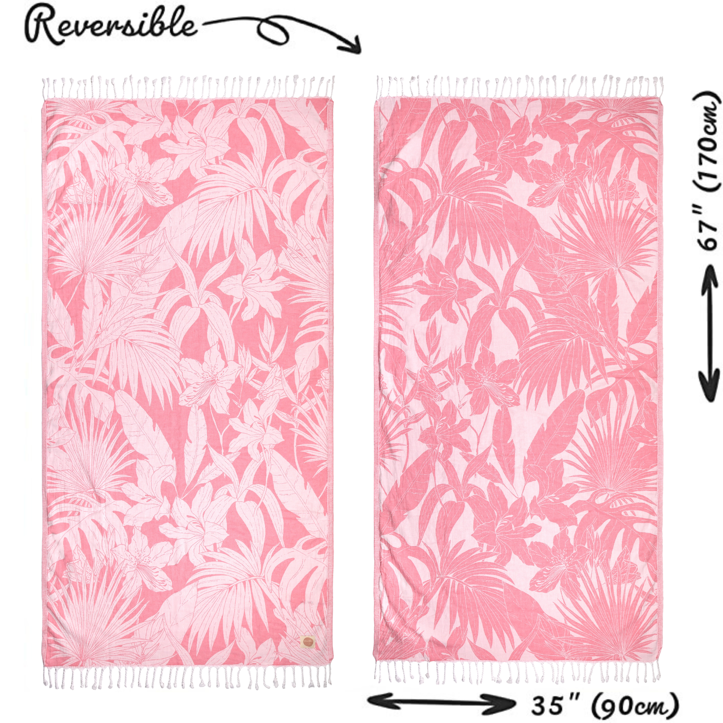 Pink Jungle | Turkish Towel