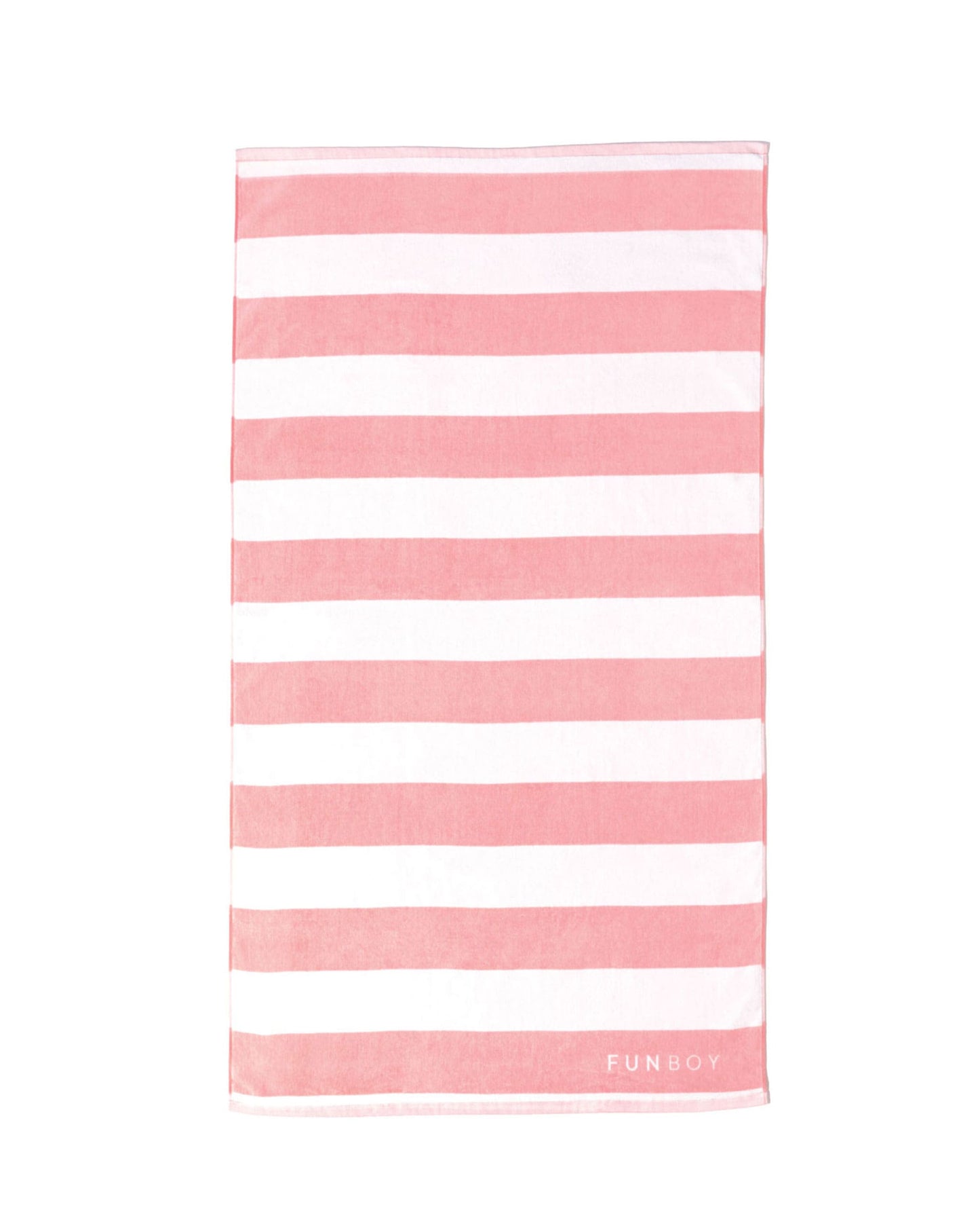 Pink Striped Cabana Towel