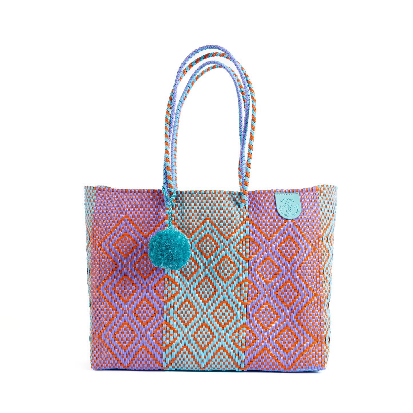 Sunset Woven Super Tote