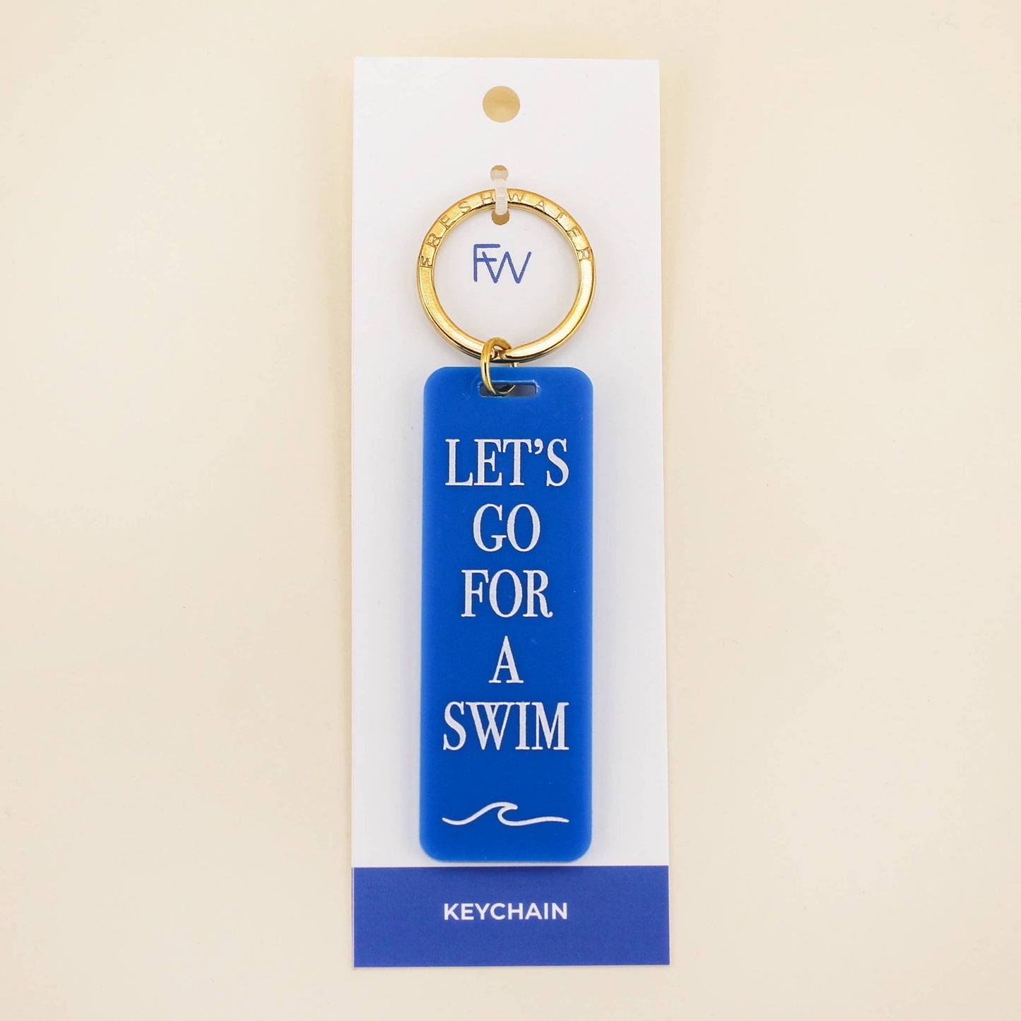 Let's Go For A Swim | Keychain