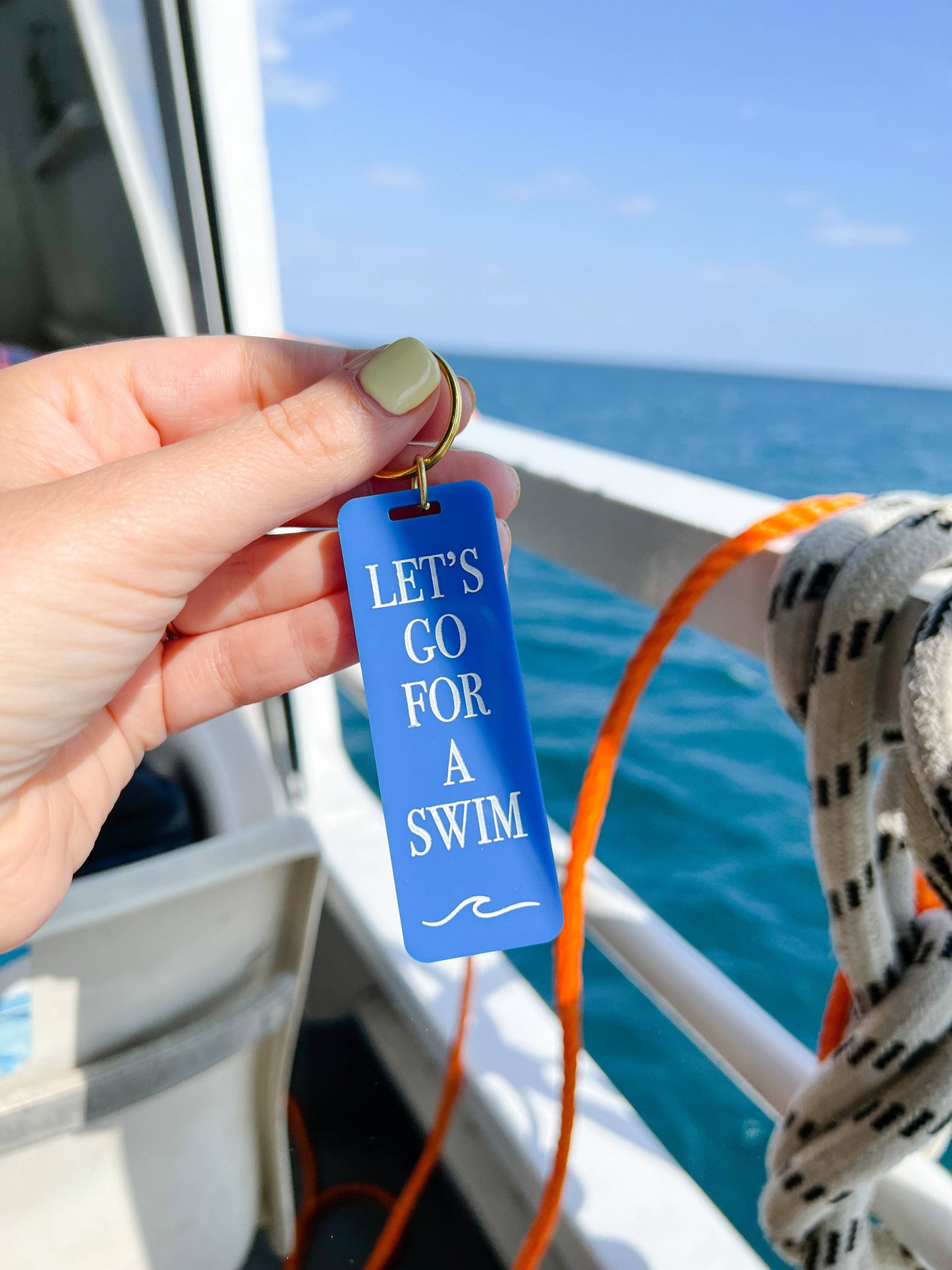 Let's Go For A Swim | Keychain