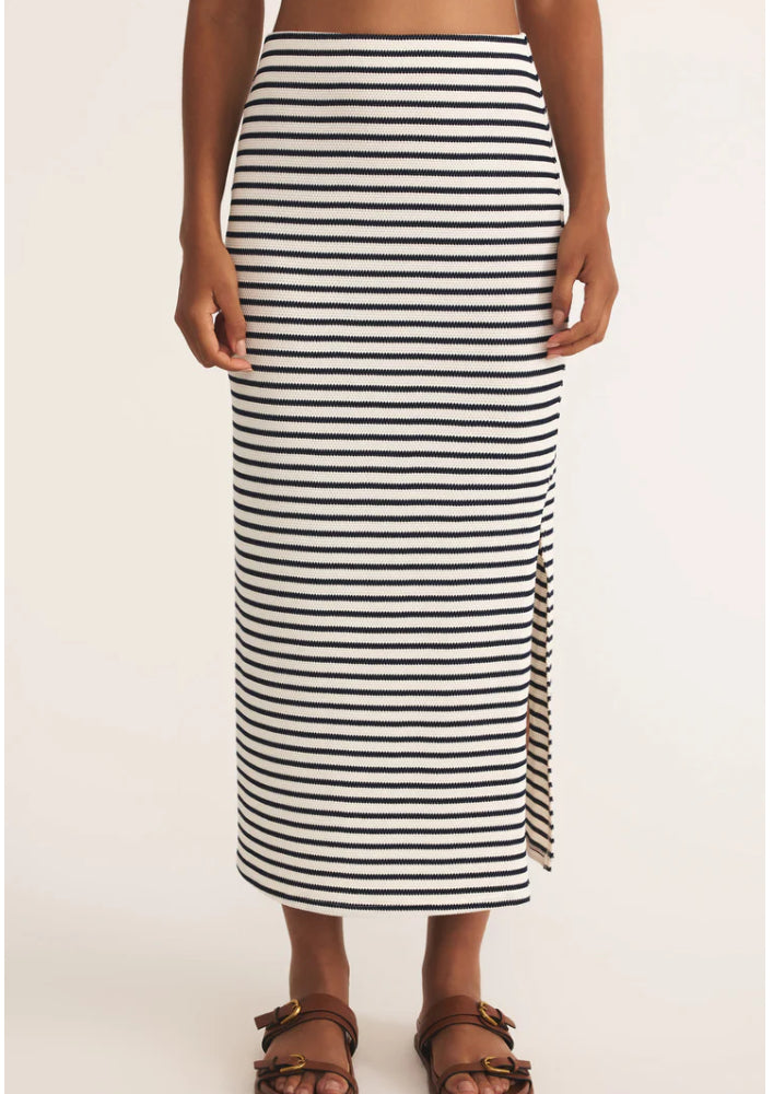 Ainslie Stripe | Midi Skirt