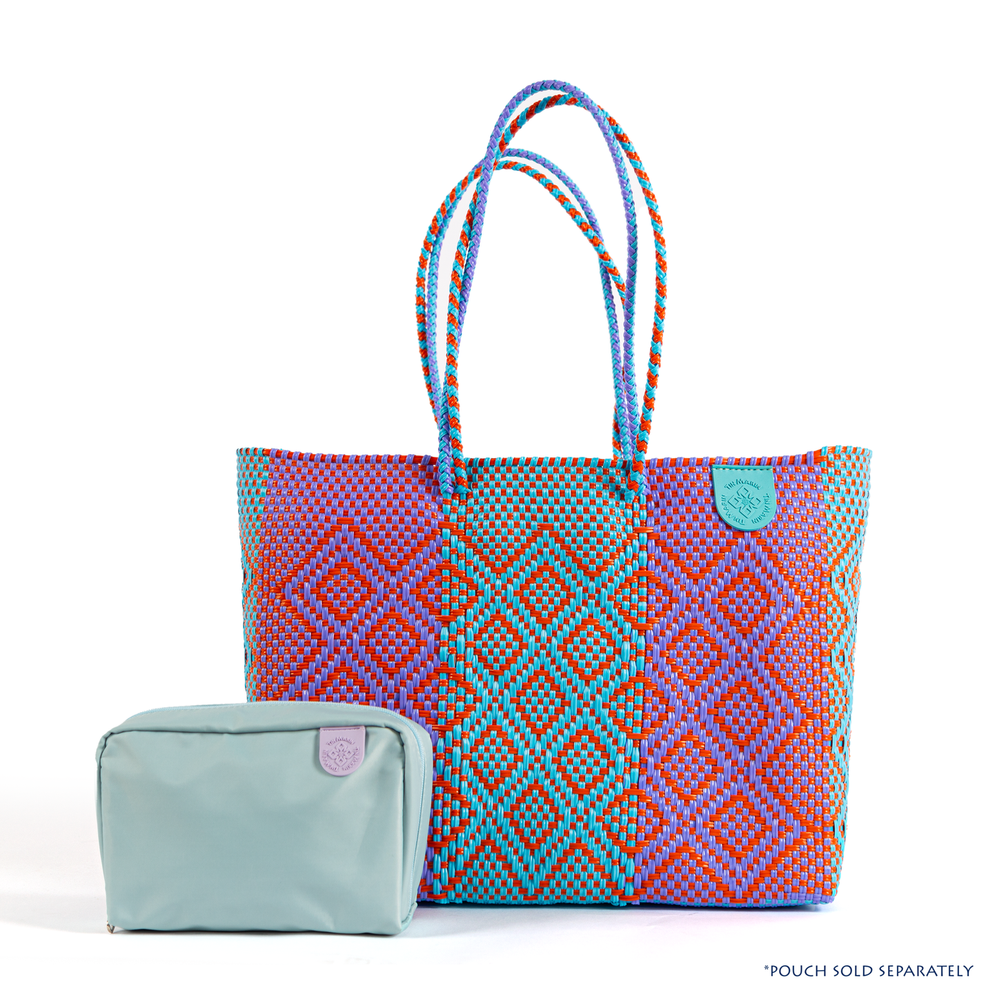 Sunset Woven Super Tote