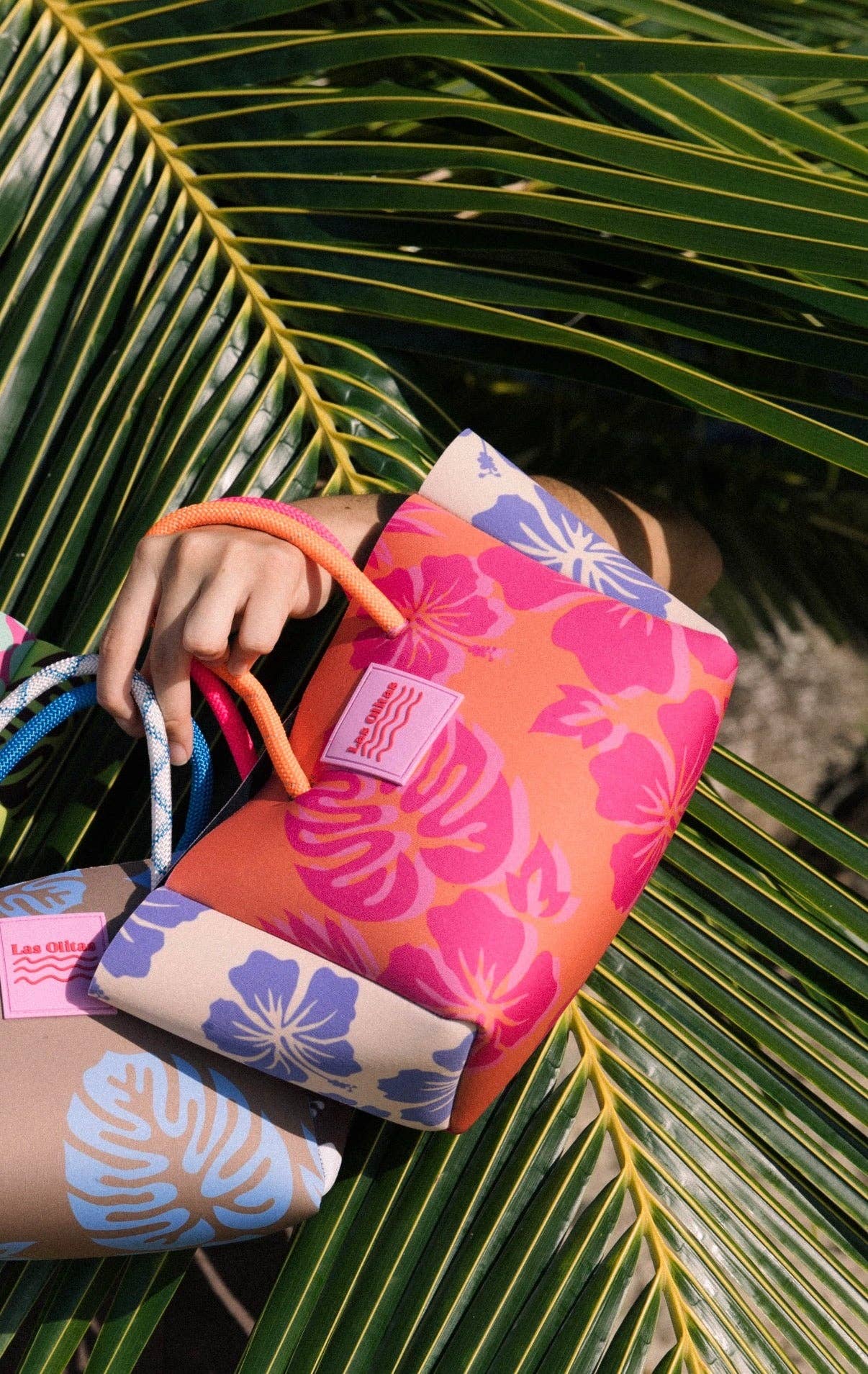 The Little Bag in Raspberry Orange