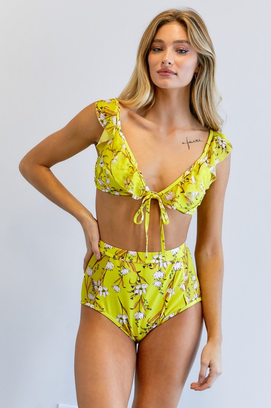 Floral Printed | Swimwear Set