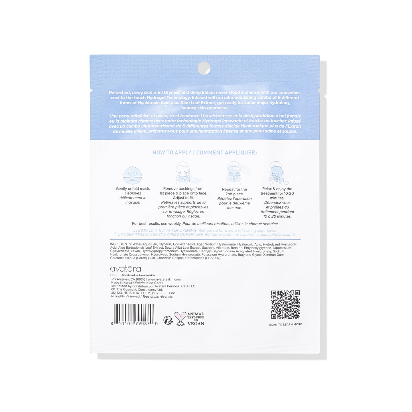 Hyaluronic Acid | Hydrating Hydrogel Mask