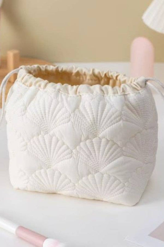 Quilted Drawstring Bag