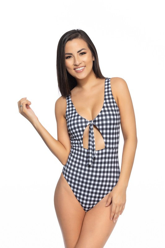 Gingham Cutout | One Piece