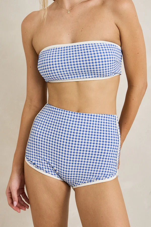 Capri Check | Boyleg Pant