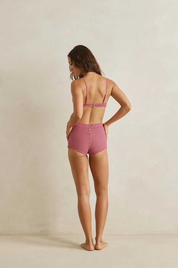 Lola Check Lace Up | Surf Short