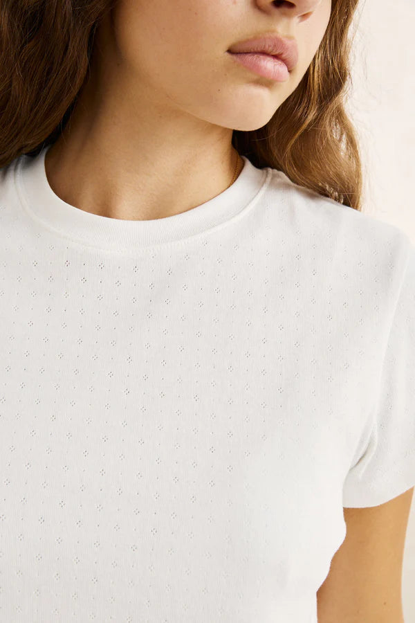 Bennie | Pointelle Tee