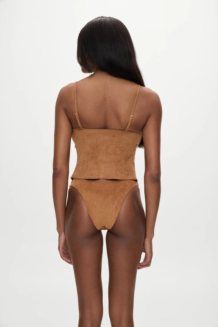 Lucy Suede | Tankini Top