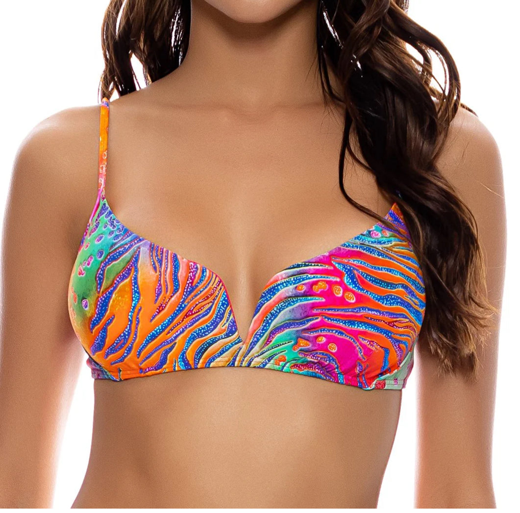 WILD WATERS | V Splice Bralette