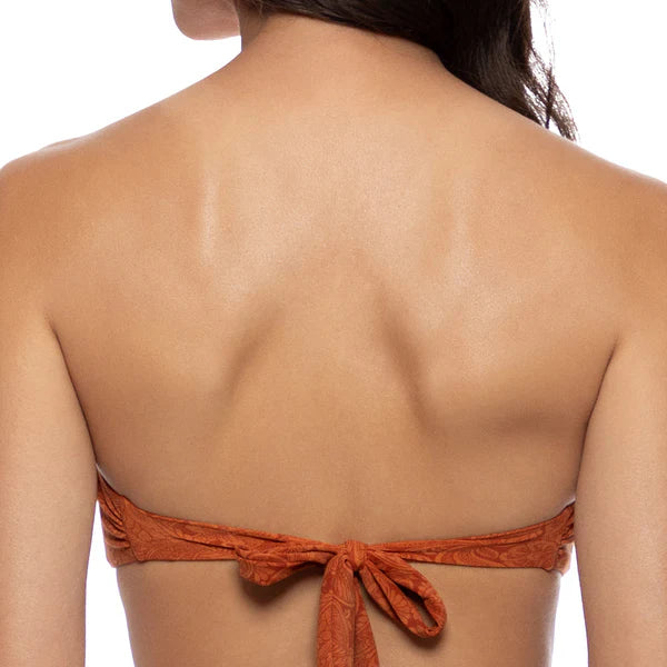 Luxe Stitch Bandeau | Bikini Top