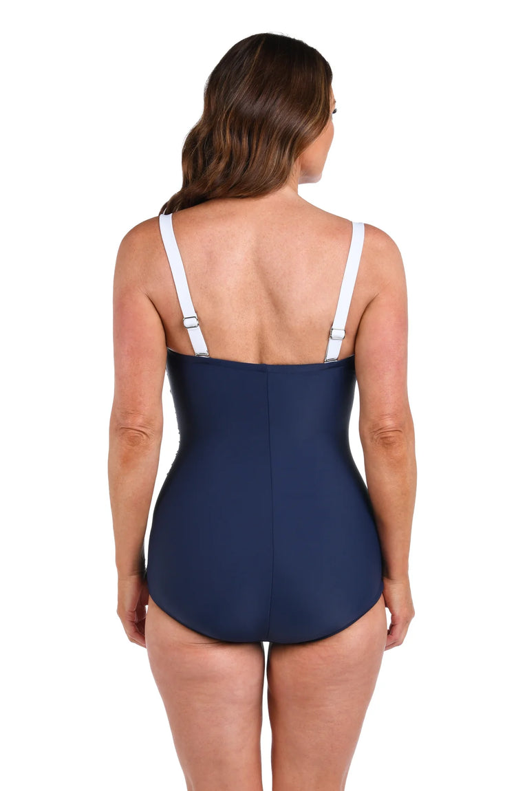 Solid Bandeau Girl Leg | One Piece
