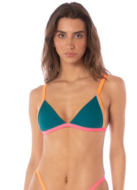 Verdant Breeze Ripple | Triangle Top
