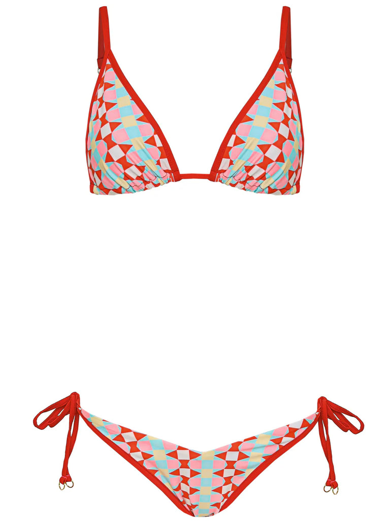 Geomatrix Ginger | Bikini Top