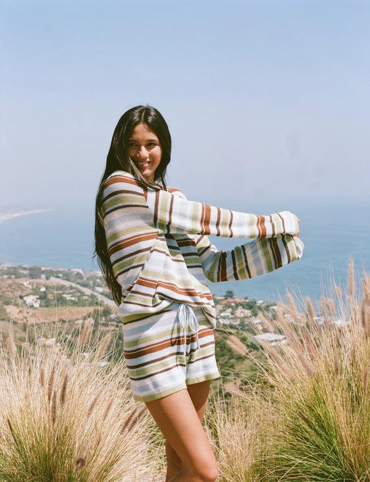 Frankie Stripe | Knit Short