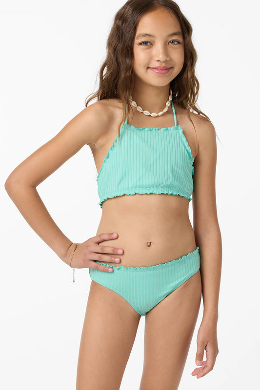 Shorebreak Rib Ruffle Edge | Swim Set
