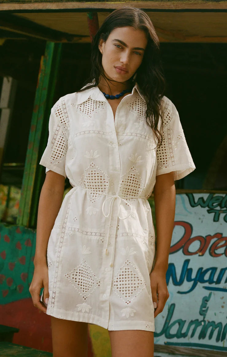 Annabelle | Eyelet Dress