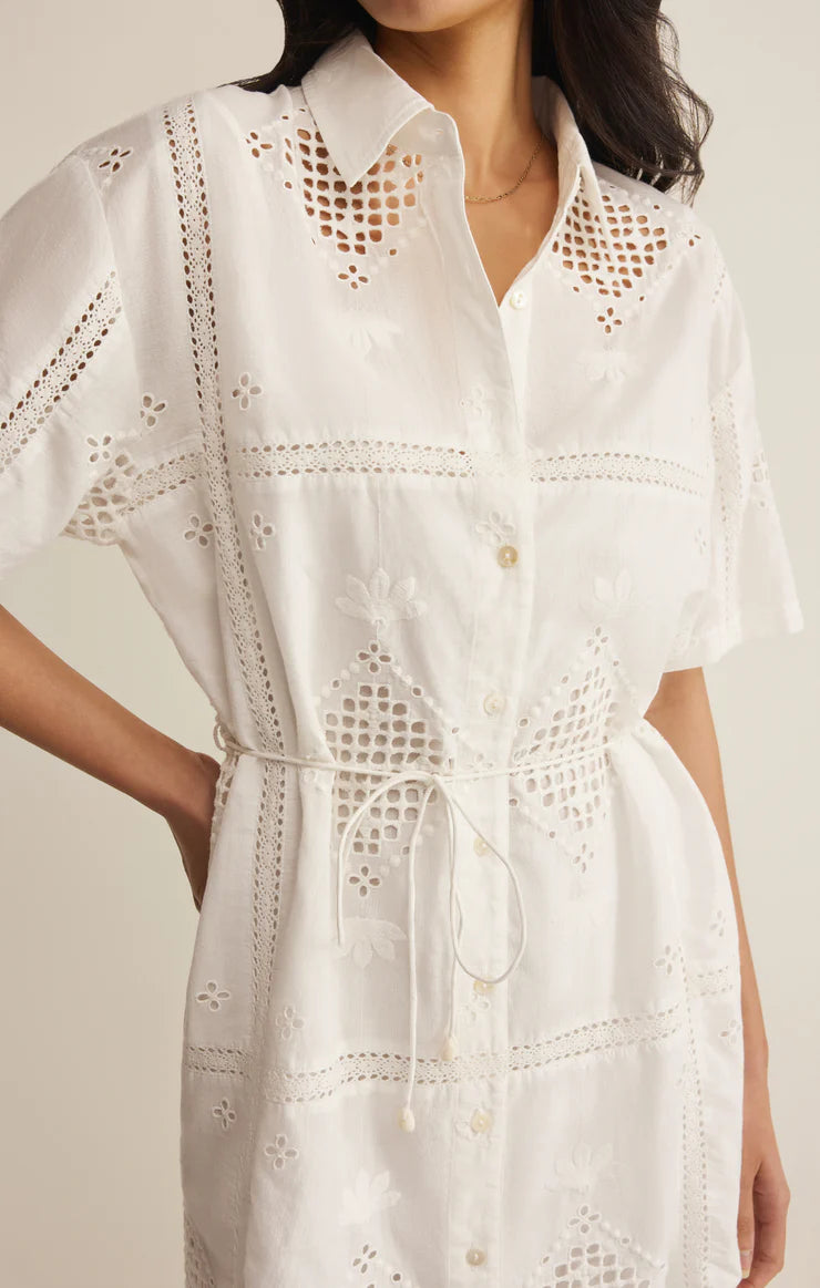 Annabelle | Eyelet Dress