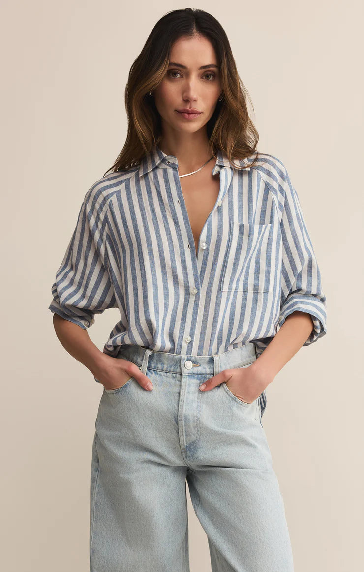 The Perfect Line | Button Up Top