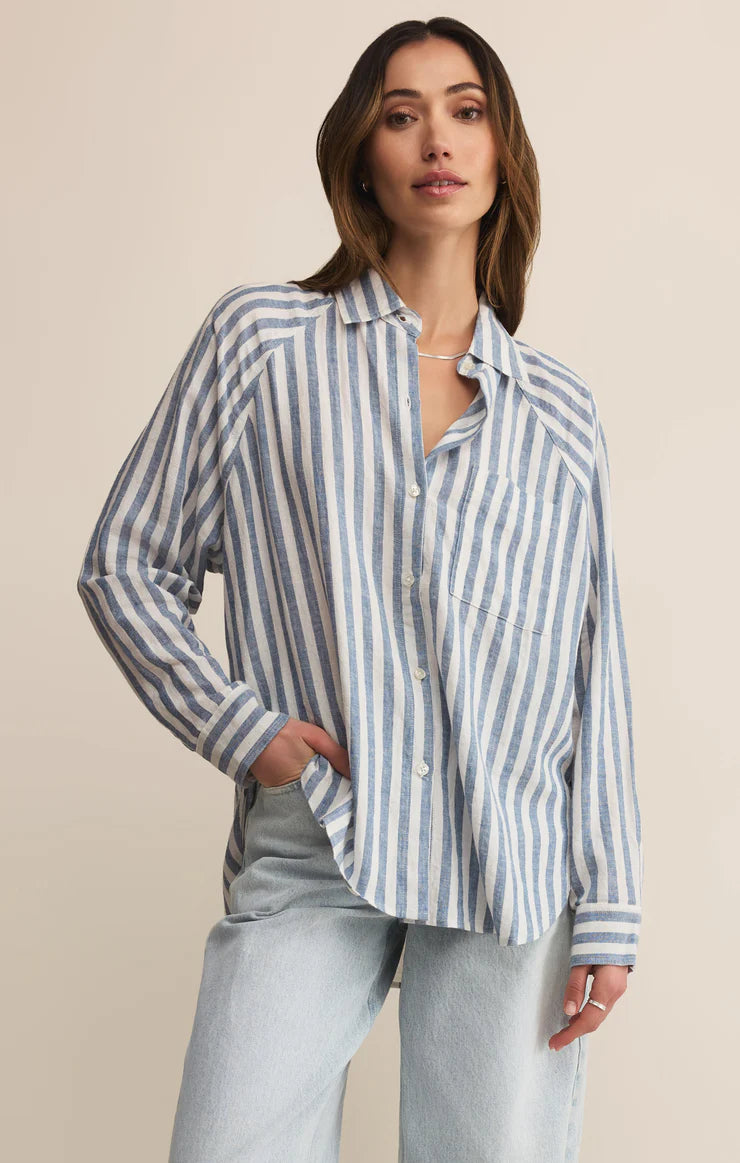 The Perfect Line | Button Up Top