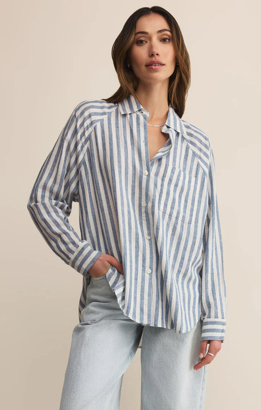 The Perfect Line | Button Up Top