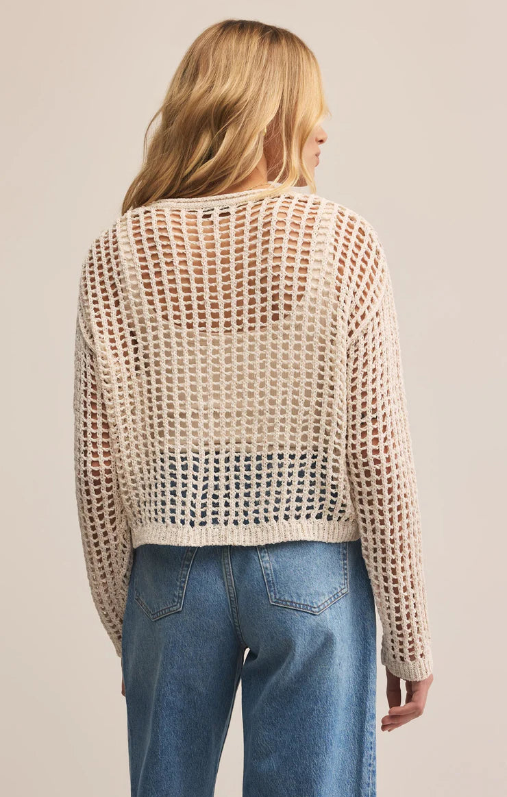 Felix | Cropped Crochet Sweater