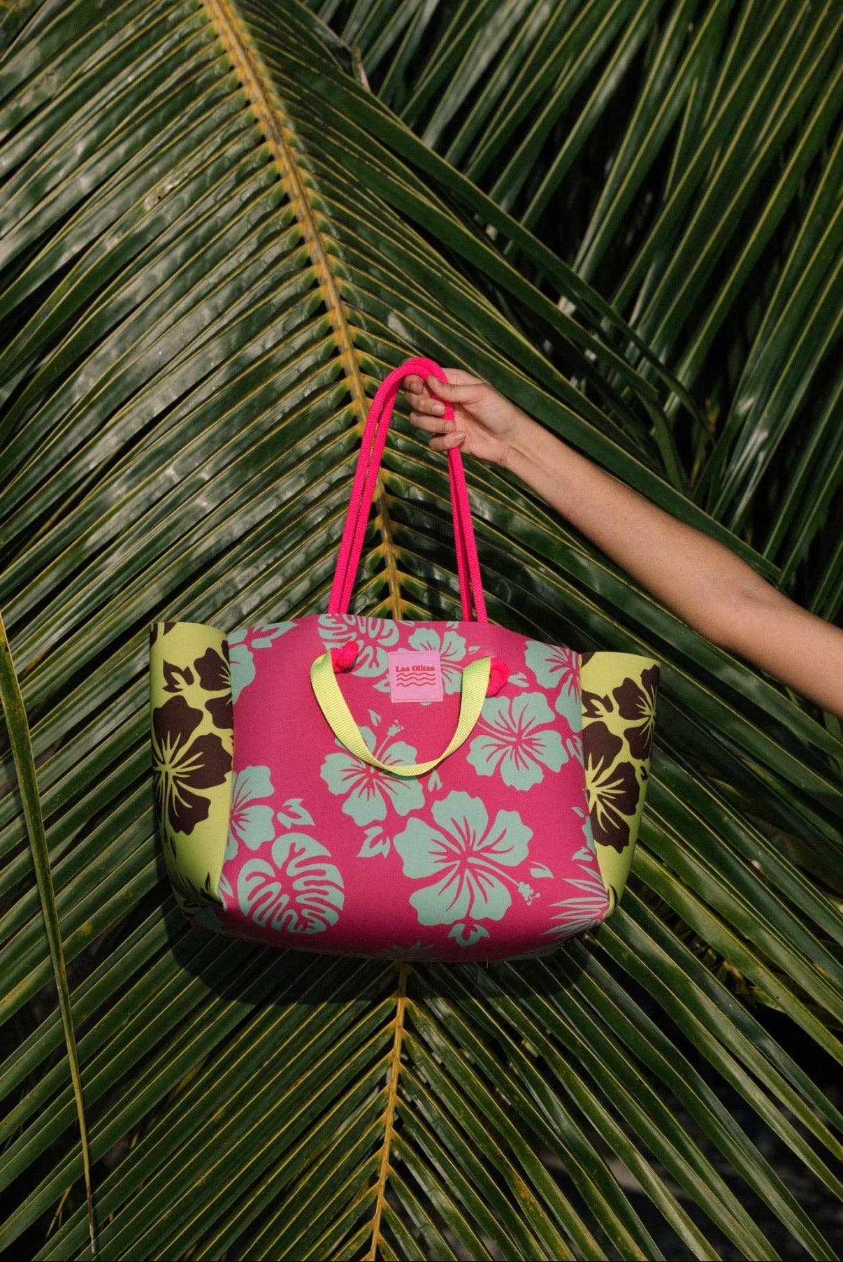 The Everything Bag in Pink Lemonade