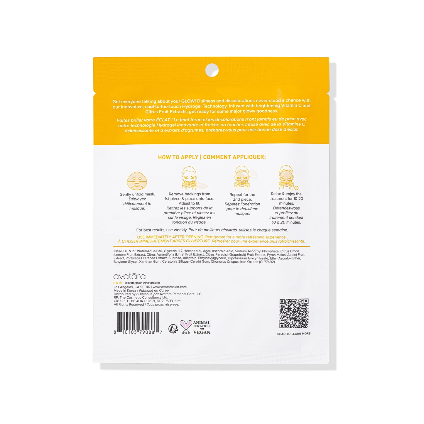 Vitamin C | Brightening Hydrogel Mask