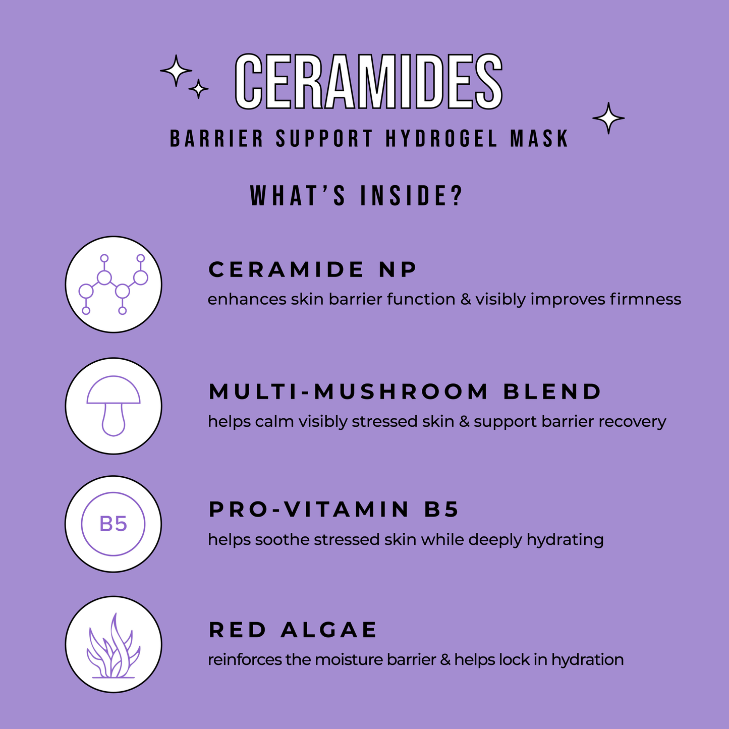 Ceramides | Barrier Support Hydrogel Mask