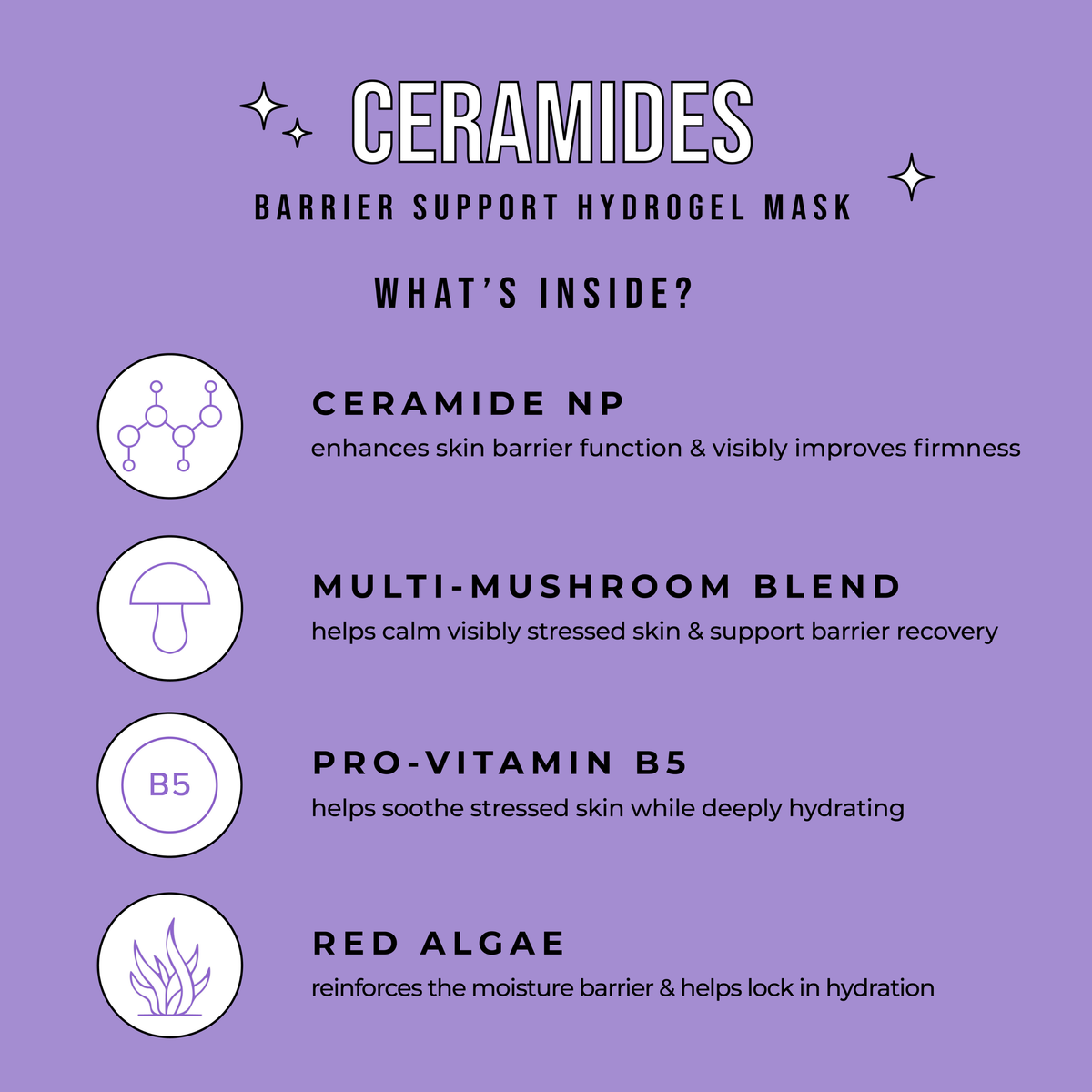Ceramides | Barrier Support Hydrogel Mask