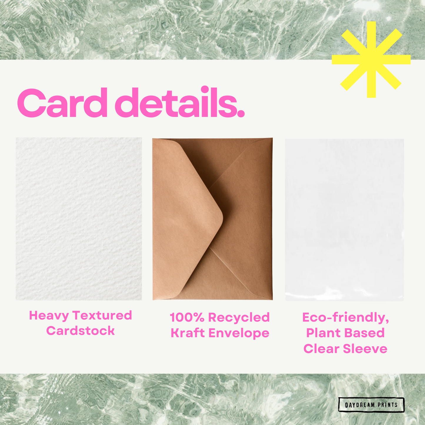 Surf birthday card | Retro card | Beach birthday card | Neon