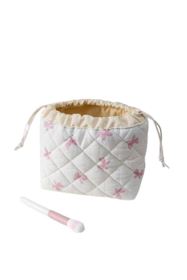 Quilted Drawstring Bag